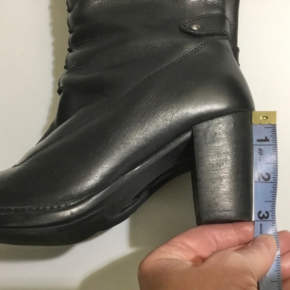 St. Emile leather knee high lace up zip boots - Picture 12 of 16